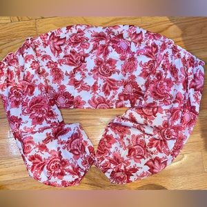 Flower pattern blouse